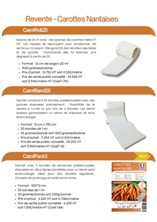 FiloGraine - Papier ensemencé - Revente